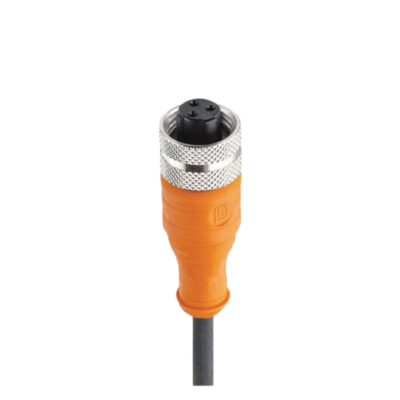 1/2"-20UNF U-code vrouwelijk oranje behuizing PUR zwart